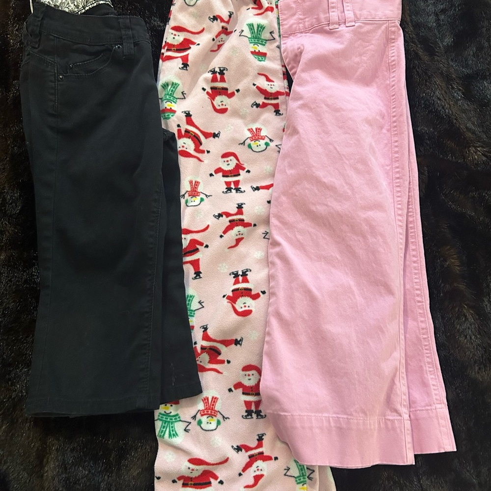 👖 Girls Pants Bundle – Mixed Sizes (7–8) – GAP • Carter’s • YMI (3-Piece Lot)